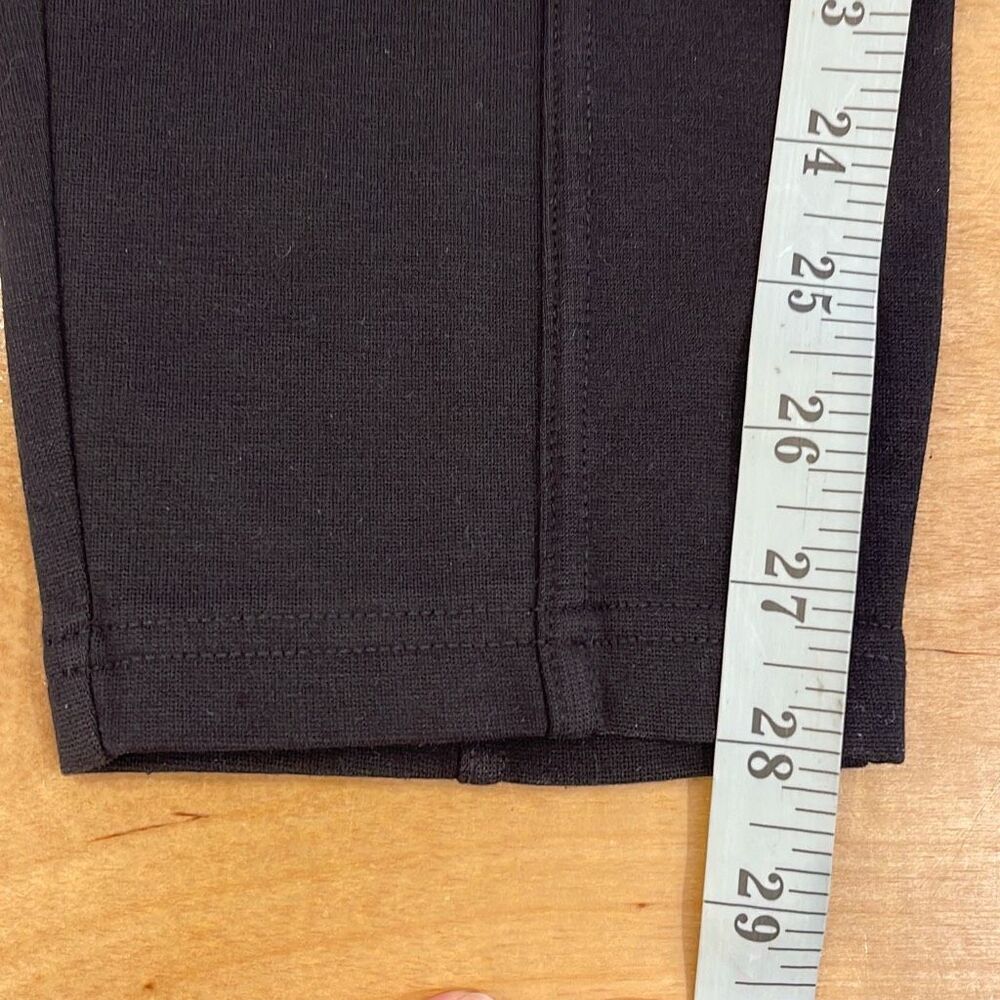XCVI Womens Rockwell Leggings Pull On Stretch Ankle Pants Black Size Medium - Picture 10 of 10